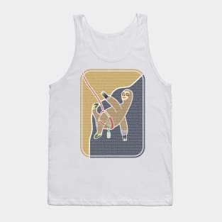 Sloth rock climbing Tank Top